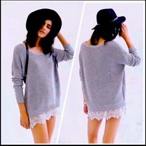 Anthropology Pins and Needles Tunic Sweater